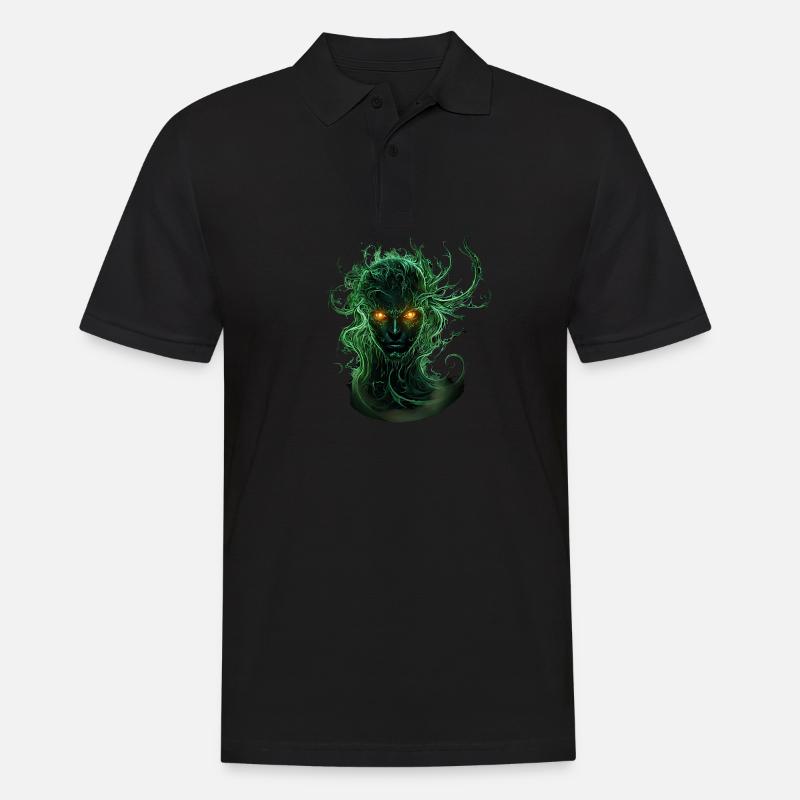 Polter Power - Männer Poloshirt - Schwarz