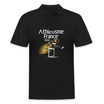 France 2024 - Polo Homme - noir - Devant - Kai (181cm)