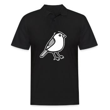 Oiseau - Polo Homme - noir - Devant - Kai (181cm)