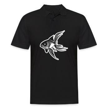 Poisson - Polo Homme - noir - Devant - Kai (181cm)