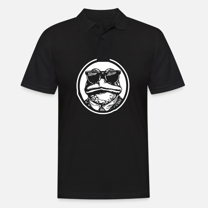 Frog Toad - Men's Polo Shirt - black