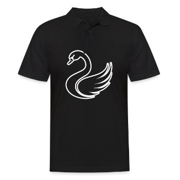 Cygnes cygnes - Polo Homme - noir - Devant - Kai (181cm)