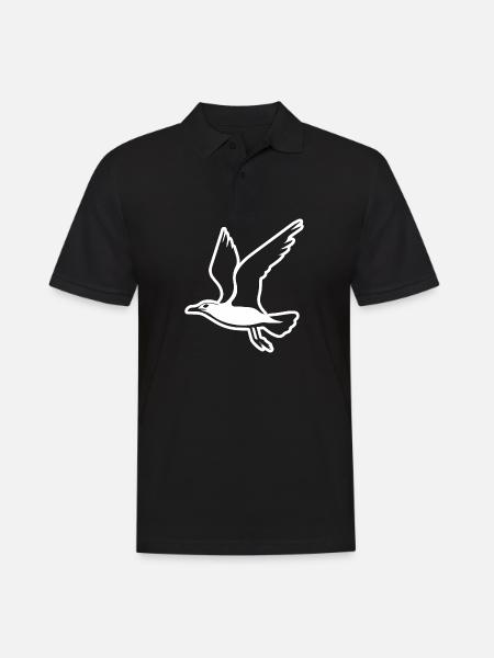 Mouette - Polo Homme - noir