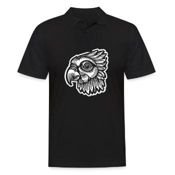Perroquet oiseau - Polo Homme - noir - Devant - Kai (181cm)