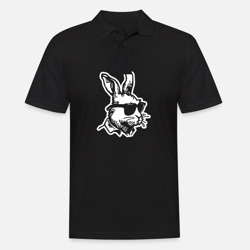 Rabbit Rabbit - Men's Polo Shirt - black