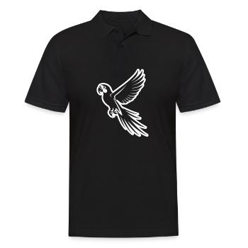 Perroquet oiseau - Polo Homme - noir - Devant - Kai (181cm)
