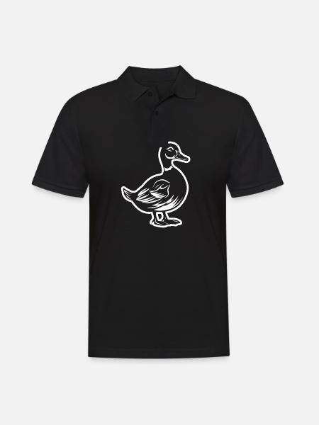Duck Ducks - Men's Polo Shirt - black