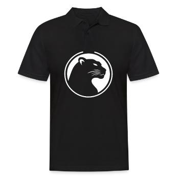 Panther - Männer Poloshirt - Schwarz - Vorne - Kai (181cm)