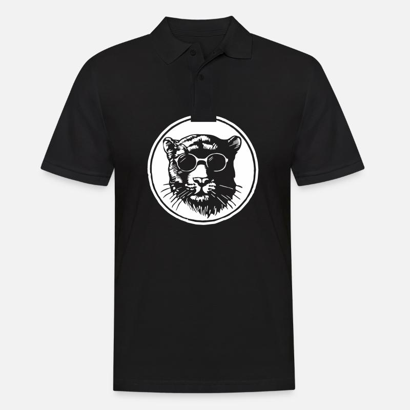 Panthère - Polo Homme - noir