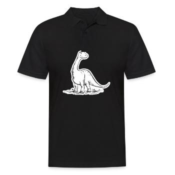 Dinosaure Dino - Polo Homme - noir - Devant - Kai (181cm)