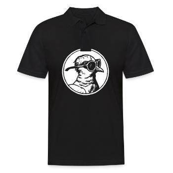 pigeon carrier pigeon pigeon fancier gifts - Men's Polo Shirt - black - Front - Kai (181cm)