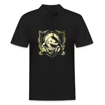 Shark Boxer - Men's Polo Shirt - black - Front - Kai (181cm)