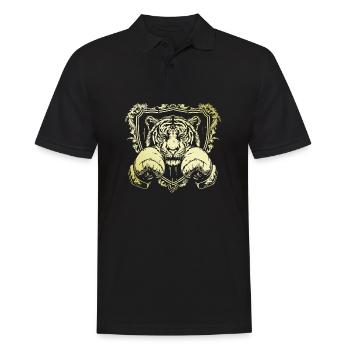 Boxer Tigre - Polo Homme - noir - Devant - Kai (181cm)