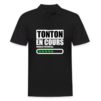 TONTON(veuillez patienter) - Polo Homme - noir - Devant - Kai (181cm)