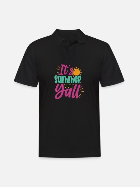 Its Summer Yall-01 - Men's Polo Shirt - black