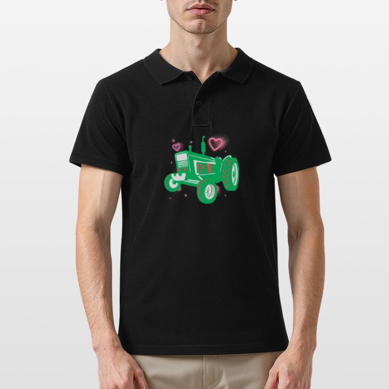 Traktor / Traktor / Traktor Männer Poloshirt