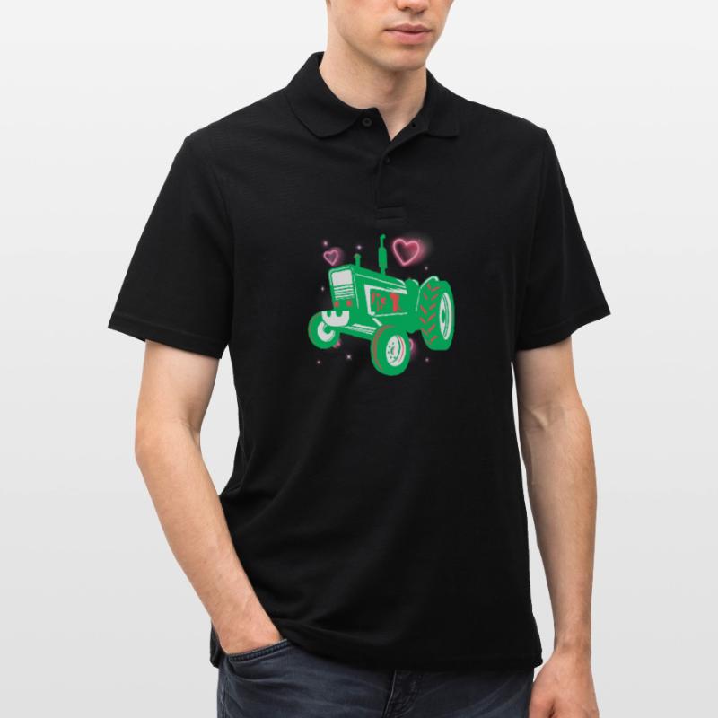 Traktor / Traktor / Traktor Männer Poloshirt
