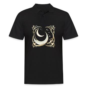 Ramadan Gift Eid Mubarak Islam Allah Muslim - Men's Polo Shirt - black - Front - Kai (181cm)