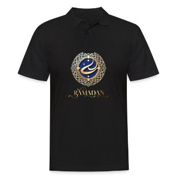 Ramadan Gift Idea Eid Mubarak Islam - Men's Polo Shirt - black - Front - Kai (181cm)