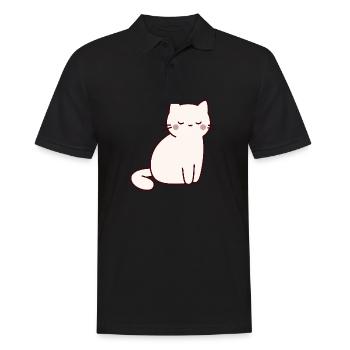 Chat animaux de compagnie - Polo Homme - noir - Devant - Kai (181cm)