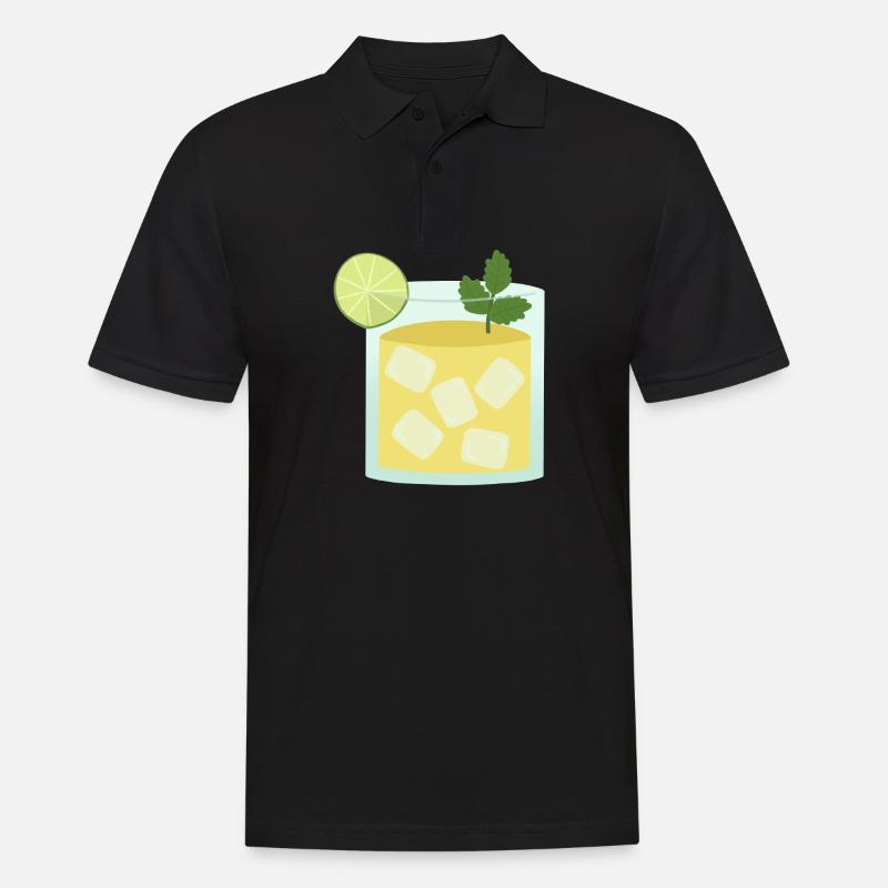 Moskauer Maultier-Cocktail - Männer Poloshirt - Schwarz
