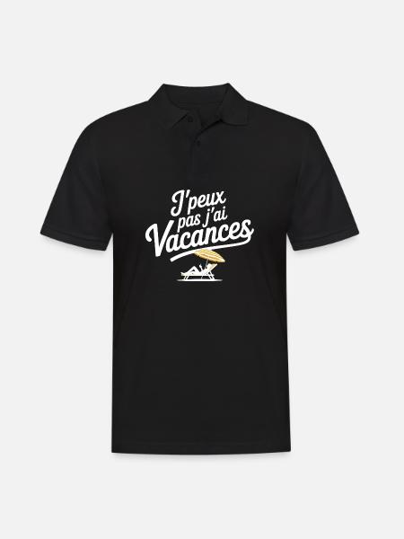 Holidays, Summer Holidays - Men's Polo Shirt - black