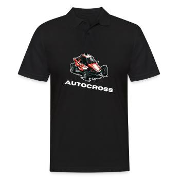 Autocross Stockcar Spécial Cross - Polo Homme - noir - Devant - Kai (181cm)