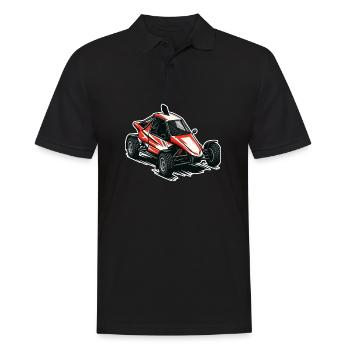 Autocross Stockcar Spécial Cross - Polo Homme - noir - Devant - Kai (181cm)