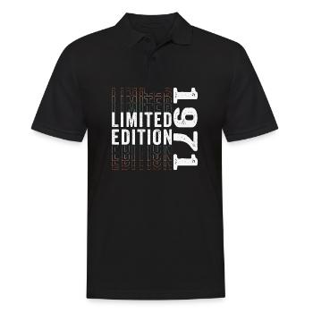 Édition limitée 1971 - génial 52e anniversaire - Polo Homme - noir - Devant - Kai (181cm)