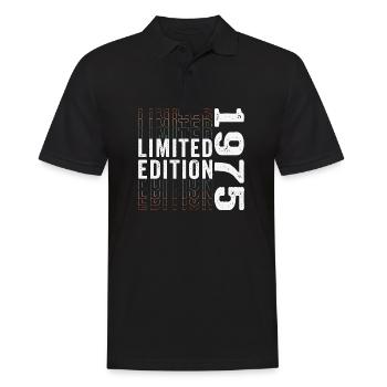 Limitierte Auflage 1975 - Fantastischer 48. Geburtstag - Männer Poloshirt - Schwarz - Vorne - Kai (181cm)