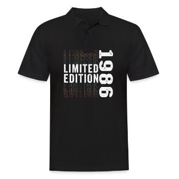 Limitierte Auflage 1986 - Toller 37. Geburtstag - Männer Poloshirt - Schwarz - Vorne - Kai (181cm)