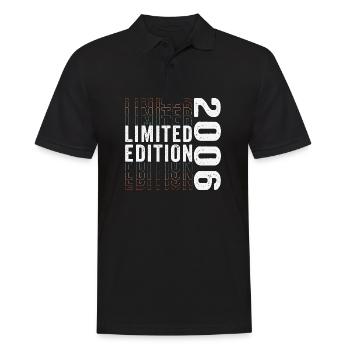 Limitierte Auflage 2006 - Toller 17. Geburtstag - Männer Poloshirt - Schwarz - Vorne - Kai (181cm)