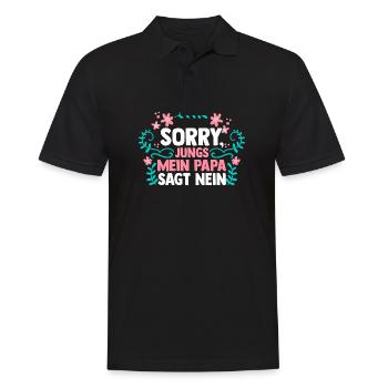 Daughters Daughter - Men's Polo Shirt - black - Front - Kai (181cm)