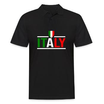 Italie Italien Italien Italie - Polo Homme - noir - Devant - Kai (181cm)