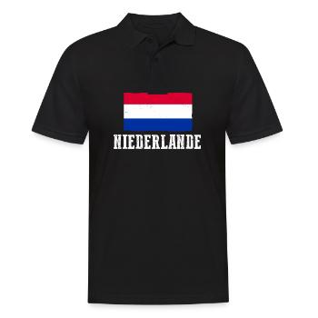 Pays-Bas Pays-Bas - Polo Homme - noir - Devant - Kai (181cm)
