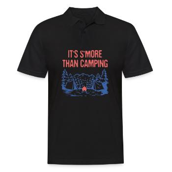 C’est S’more que Camping Funny Camper Humor Camp - Polo Homme - noir - Devant - Kai (181cm)