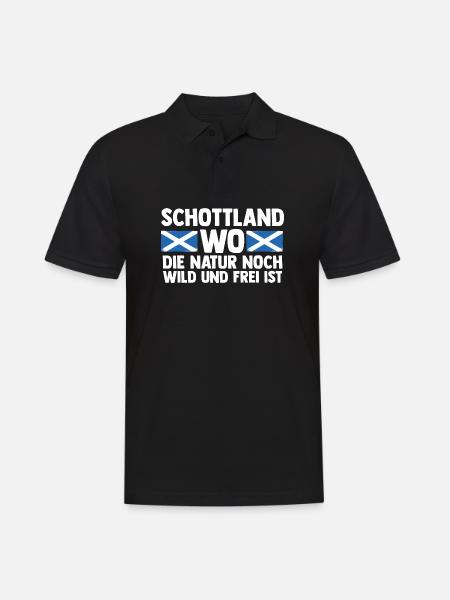Scots Scottish Scotland - Men's Polo Shirt - black