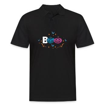 Citrouille Halloween Costume Halloween - Polo Homme - noir - Devant - Kai (181cm)