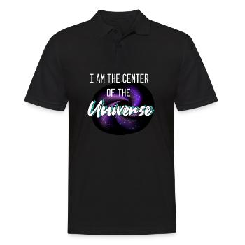 Astronaut Astronomie Weltraum Geschenk 1 - Männer Poloshirt - Schwarz - Vorne - Kai (181cm)