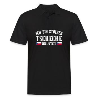 Tchèques République tchèque - Polo Homme - noir - Devant - Kai (181cm)