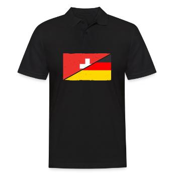 Suisse Allemagne Suisse - Polo Homme - noir - Devant - Kai (181cm)