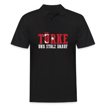 Türken Türkisch Türkei - Männer Poloshirt - Schwarz - Vorne - Kai (181cm)