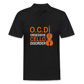 Trouble obsessionnel du violoncelle TOC - Polo Homme - noir - Devant - Kai (181cm)