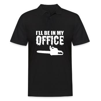 My Office Construction Worker Poison - Men's Polo Shirt - black - Front - Kai (181cm)