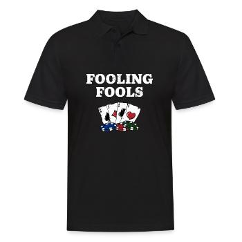 Fooling Fools Gambler Poker Gambling Poker Player - Polo Homme - noir - Devant - Kai (181cm)