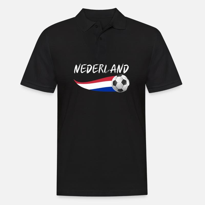 Pays-Bas Pays-Bas - Polo Homme - noir