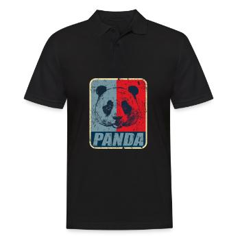 Panda - Polo Homme - noir - Devant - Kai (181cm)