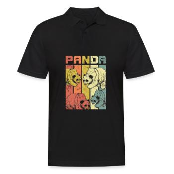 Panda - Polo Homme - noir - Devant - Kai (181cm)