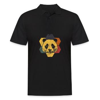 panda - Polo Homme - noir - Devant - Kai (181cm)