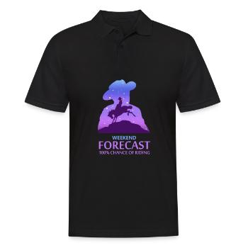 L'équitation avec passion - Polo Homme - noir - Devant - Kai (181cm)